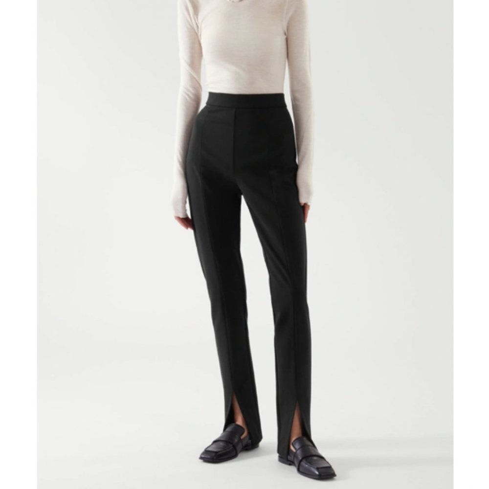 COS Straight-Leg Split-Cuff Pants